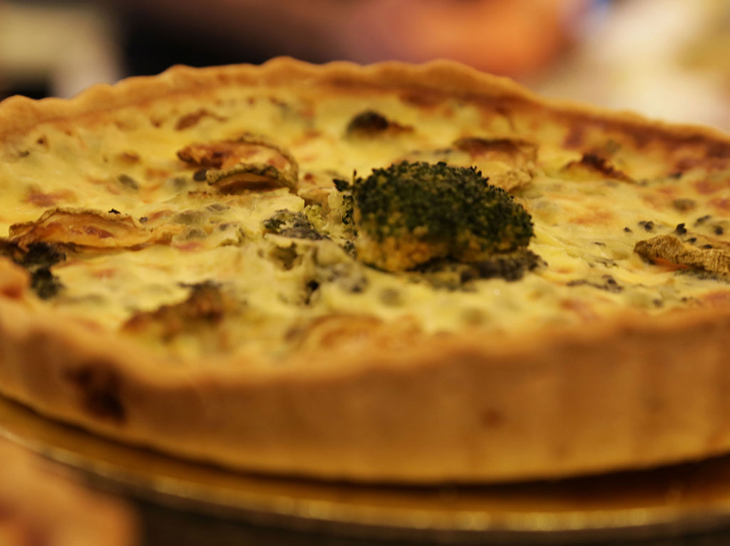 Vegetable quiche