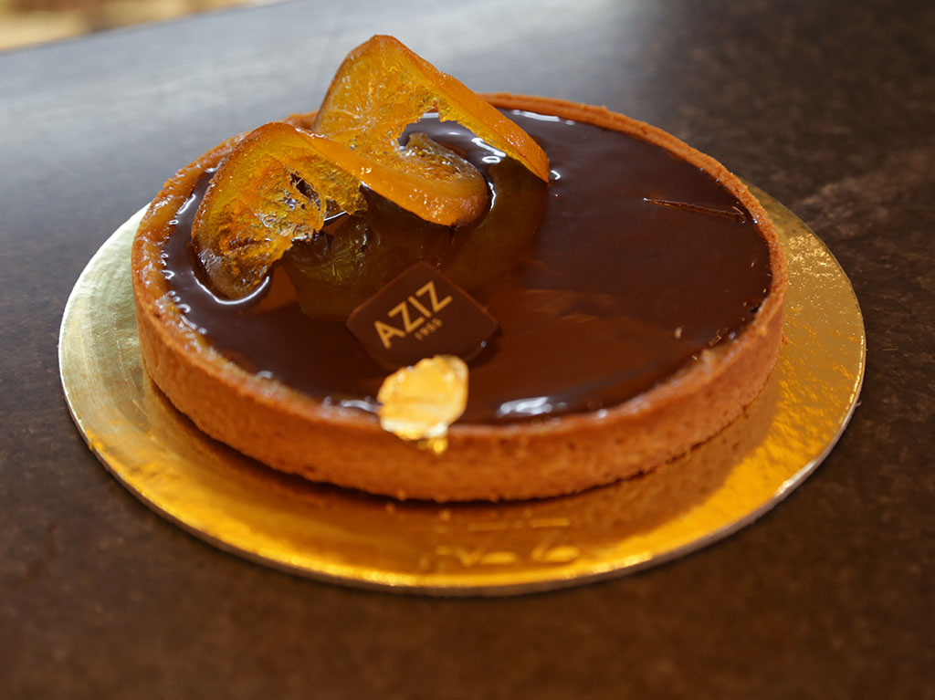 Chocolate and orange pie