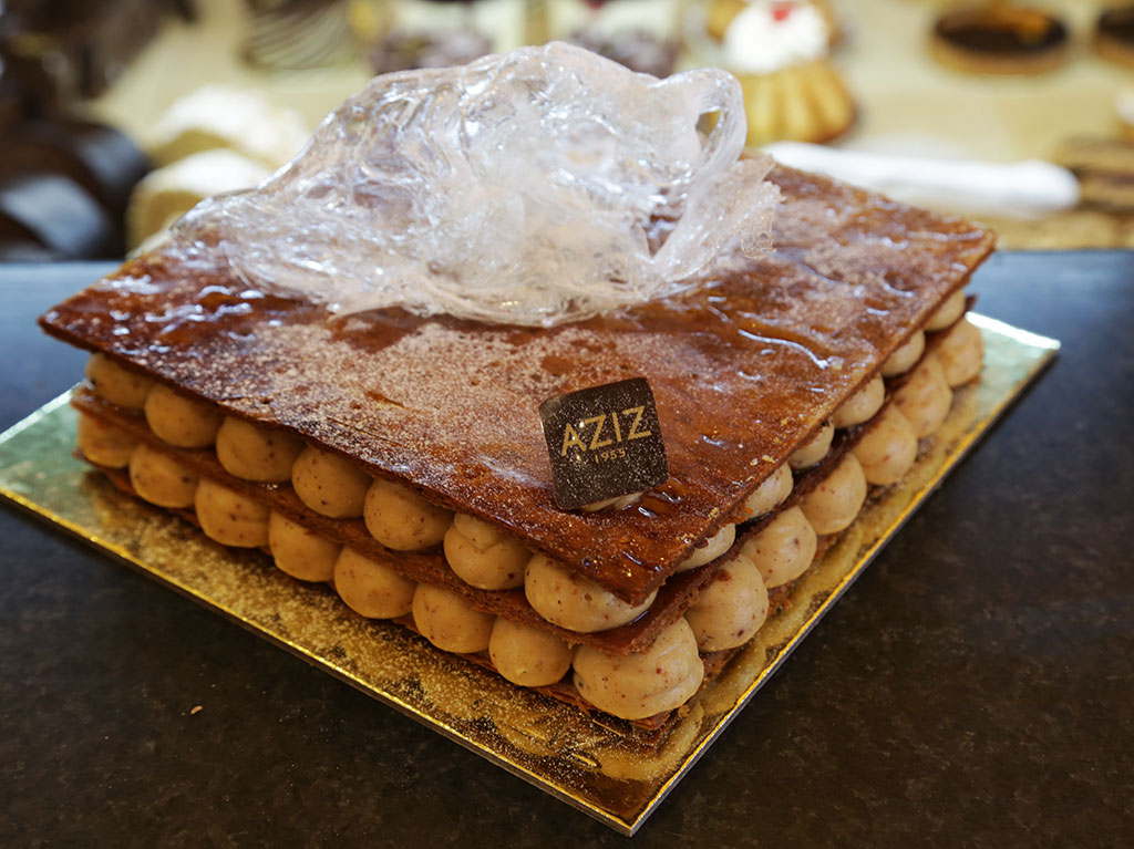 Millefeuille praliné